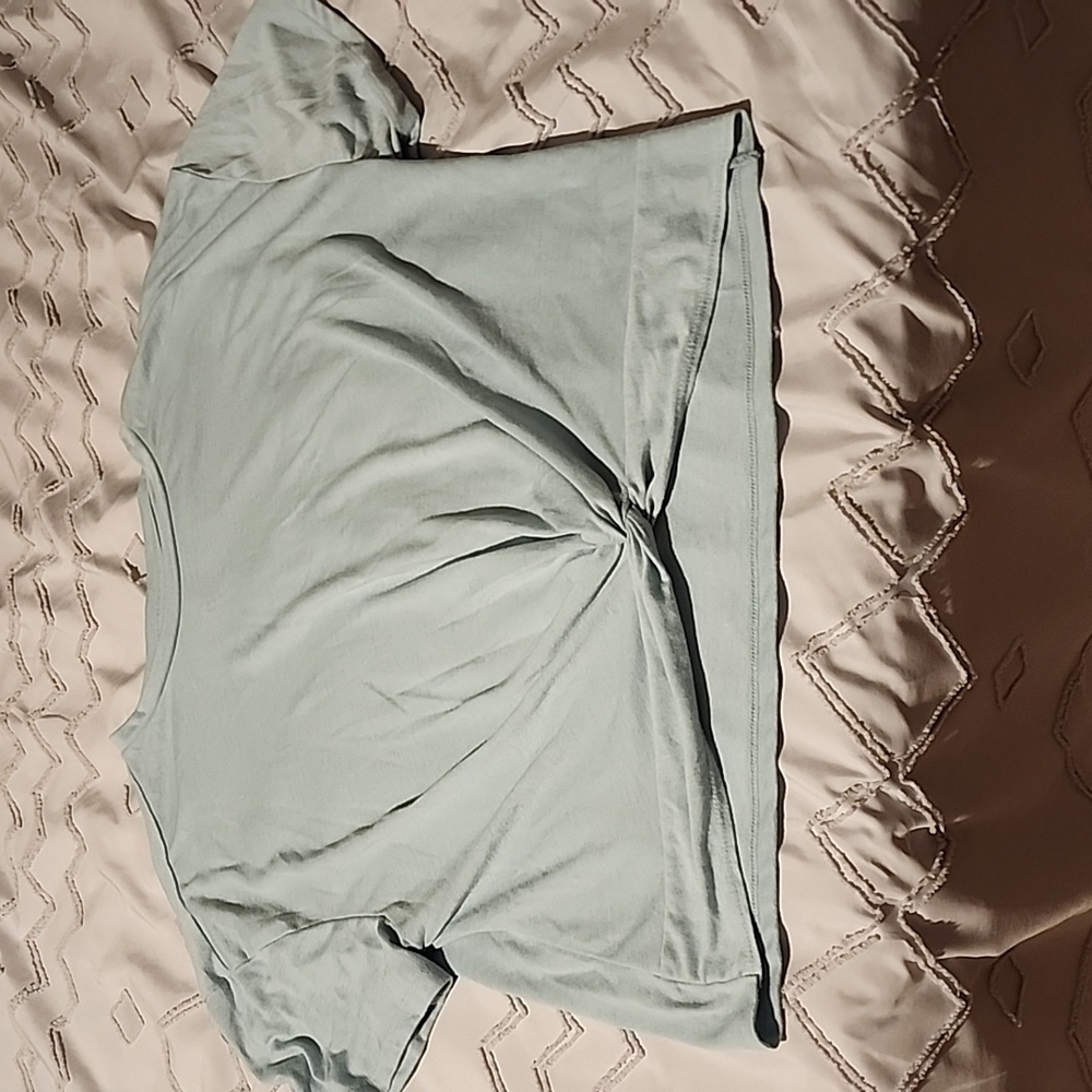 LLD, Light Blue crop top, Size XL